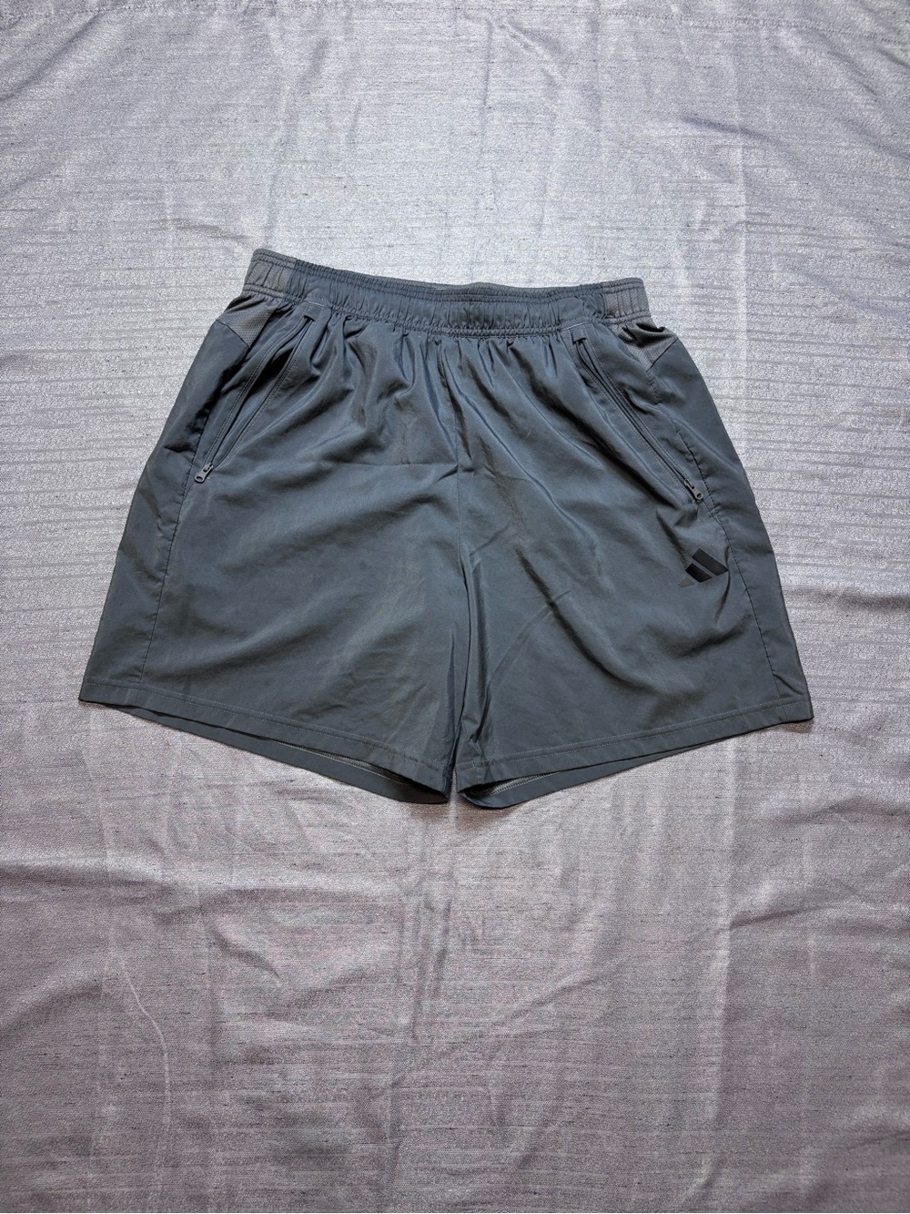 Adidas Men's Performance Athletic Shorts - Charcoal Size Large